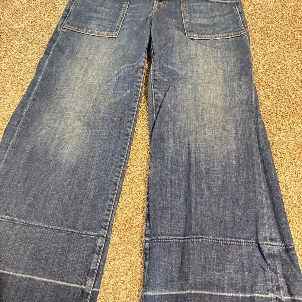 Pilcro Women's Blue and Navy Jeans